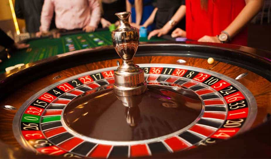 Van de bank winnen bij roulette