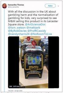 M&M zet aan tot gokken