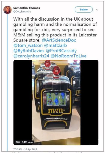 M&M zet aan tot gokken