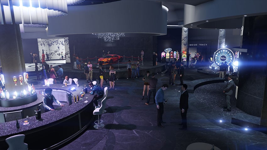 Zaal in het Diamond Casino en Resort