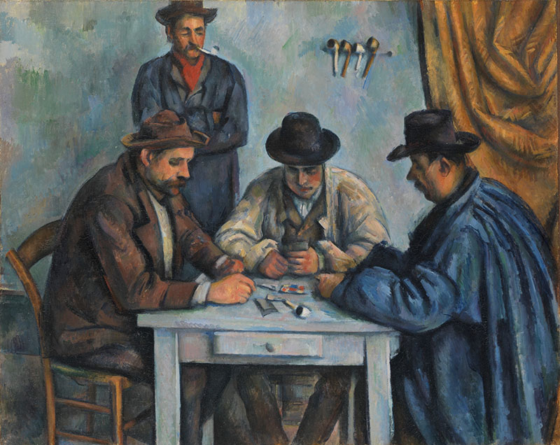 Kaartspelers (1-5) - Cezanne 