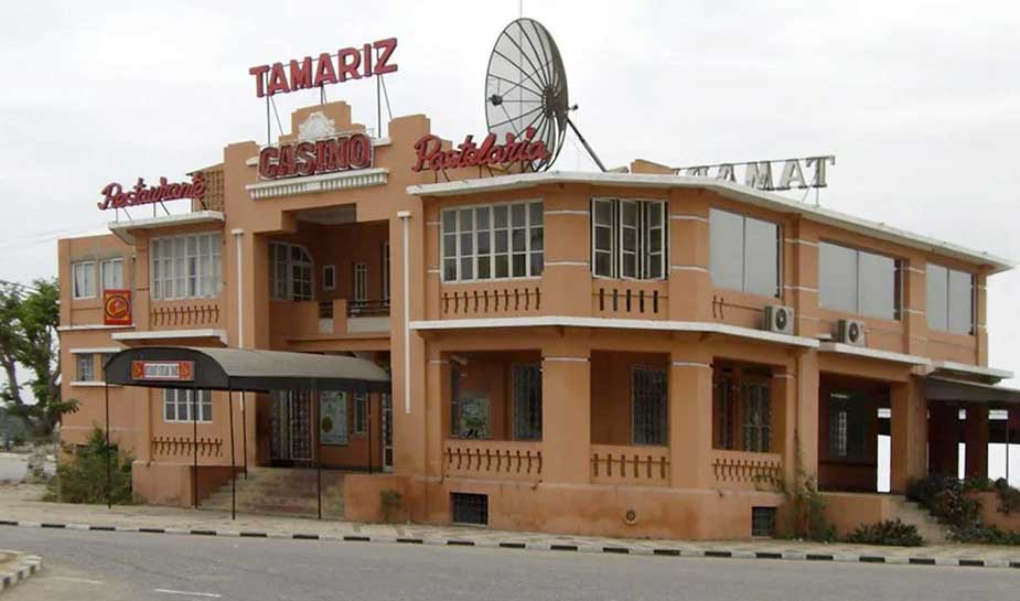 voorkant gebouw oude tamariz casino