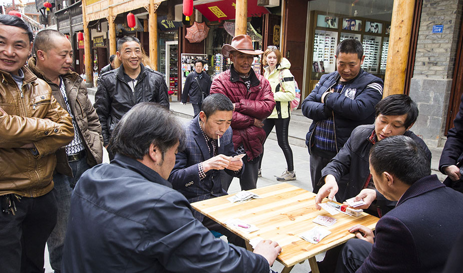 chinese gokkers kaarten buiten om geld