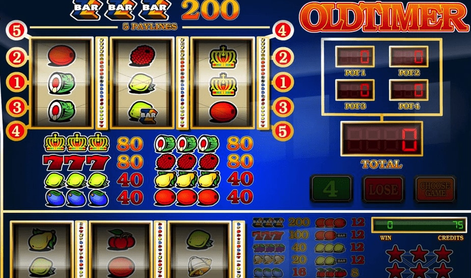 oldtimer gokkast het bovenspel