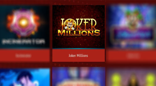 Zoek het Joker Millions slot