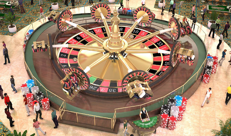Roulette als draaimolen