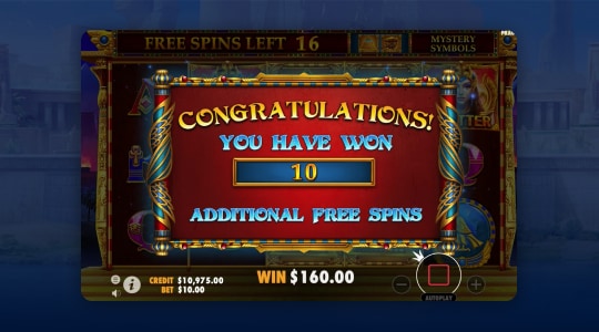 Pak de free spins