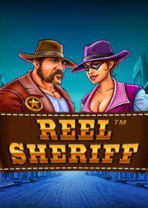 Reel Sheriff slot logo