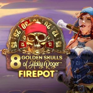 8 Golden Skulls of Holly Roger logo