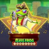 Elvis Frog in Vegas slot logo