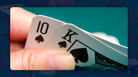 Speelkaarten in hand