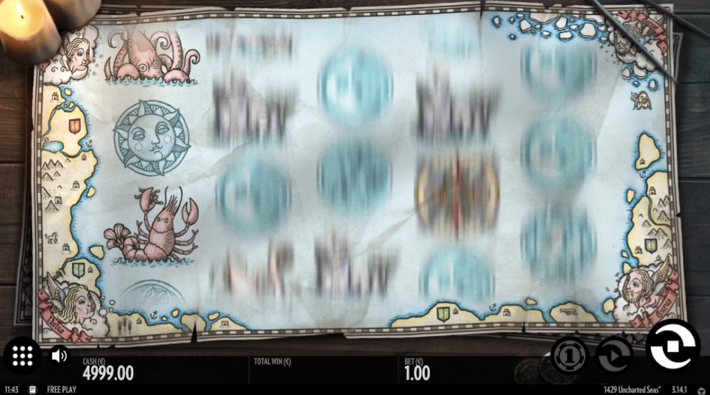 Uncharted Seas slot aan het draaien