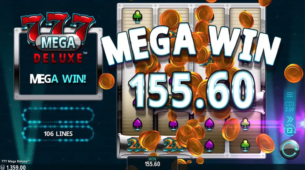 Spelregels 777 Mega Deluxe spel