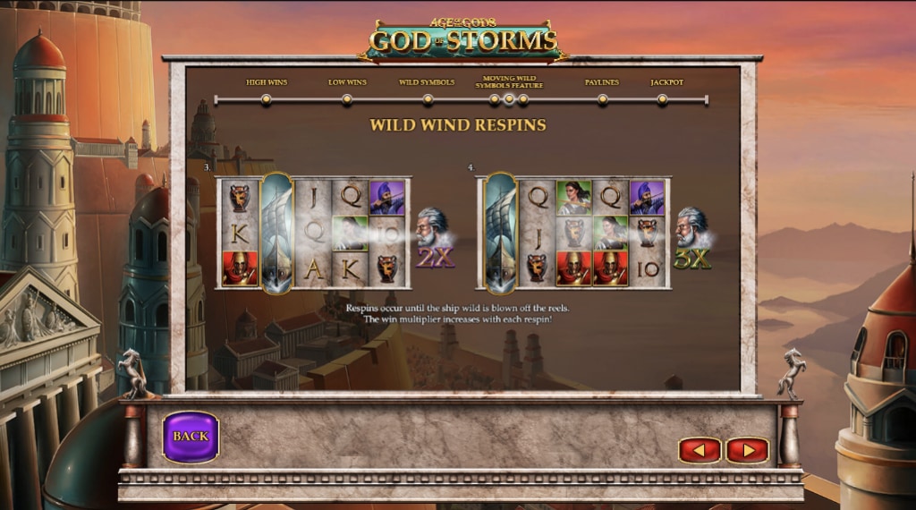 Bonus age of the gods-god of storms slot