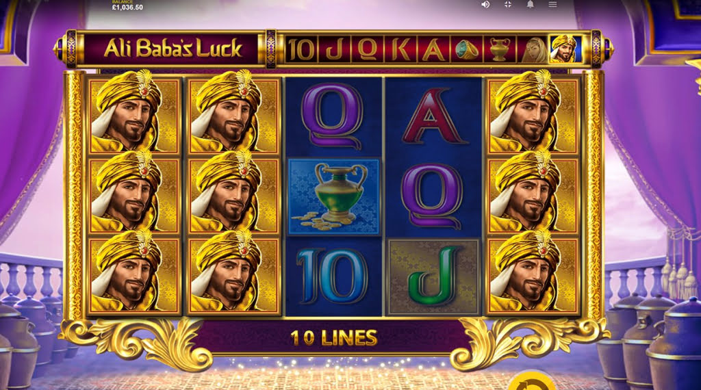 Symbolen ali babas luck slot
