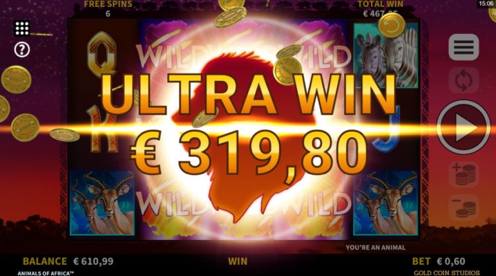 Bonus Animals of Africa slot