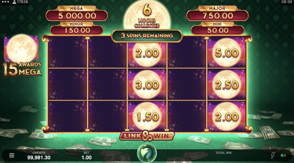 Bonus assassin moon slot