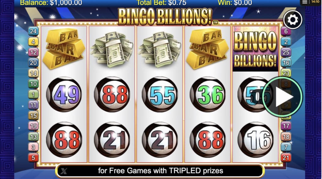 Spelregels bingo billions slot