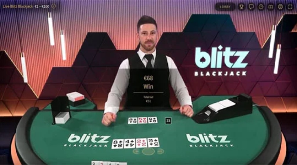 Bonussen blitz blackjack live