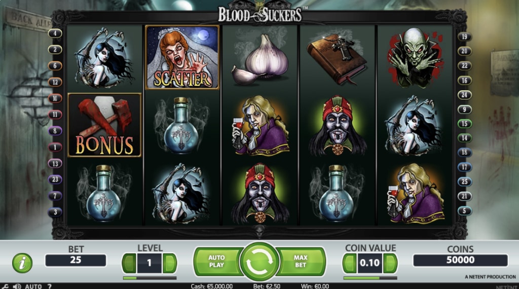 Speluitleg blood suckers slot