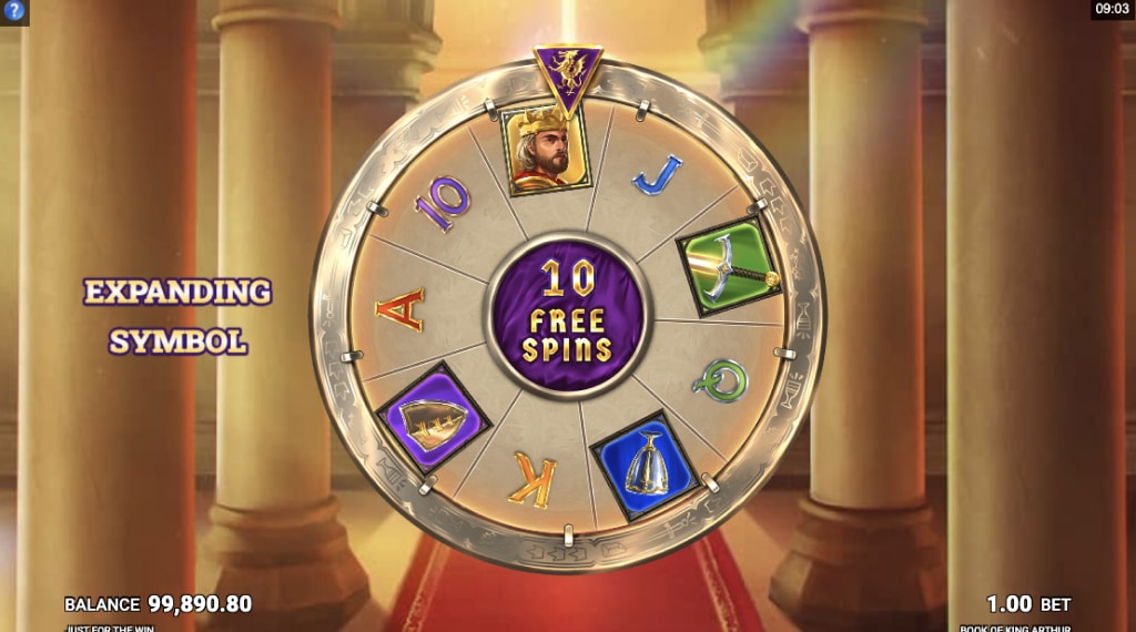 Bonus book of king arthur slot