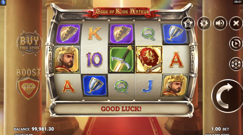 Spelregels book of king arthur slot