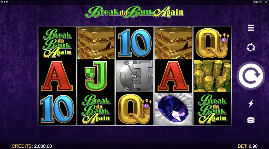 Spelregels break da bank again slot