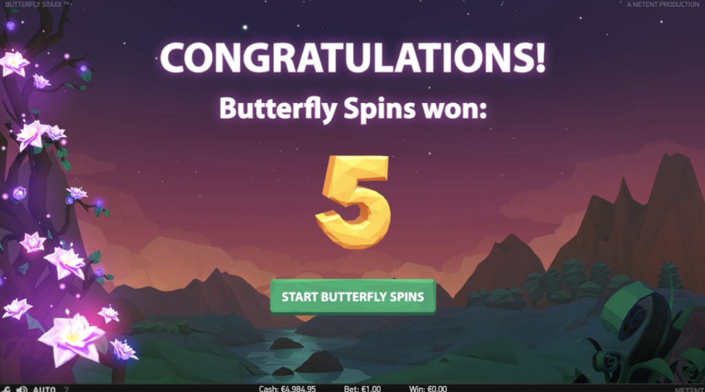 Bonus butterfly staxx slot