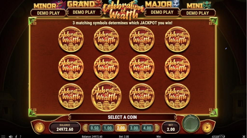 Bonus van Celebration of Wealth