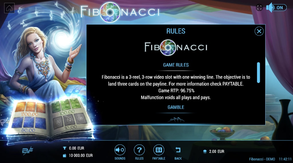 Symbolen in Fibonacci
