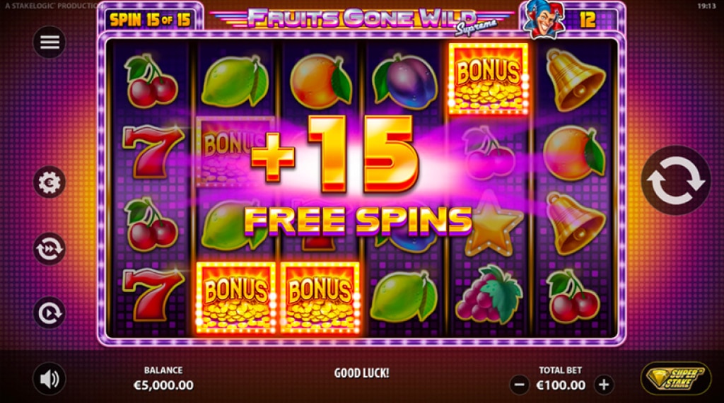 Bonus van Fruits Gone Wild Supreme