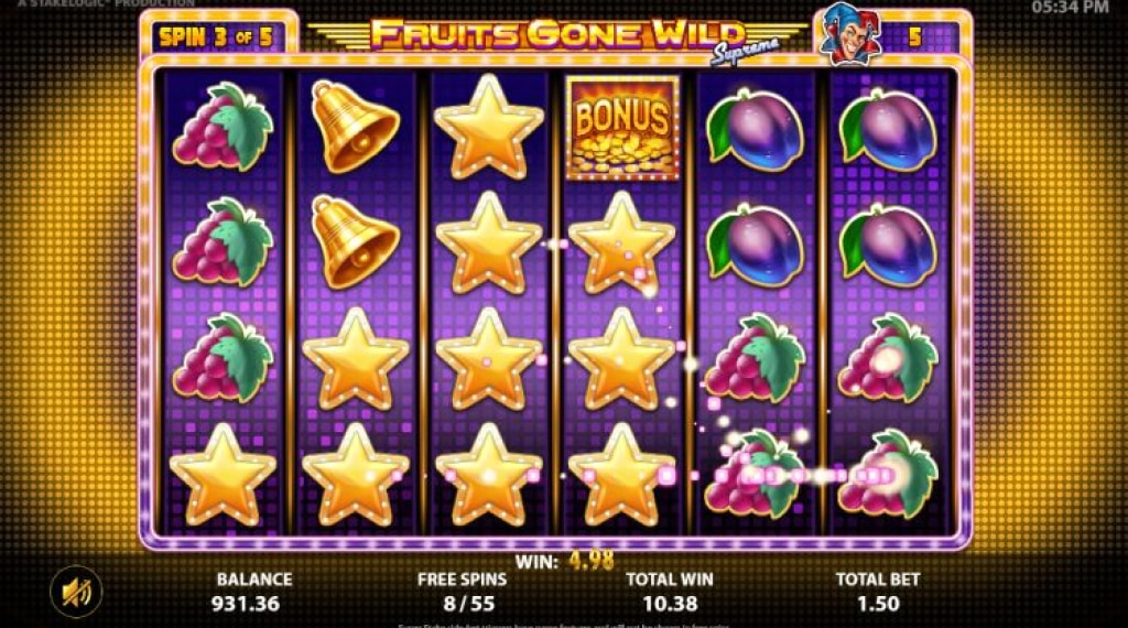 Spelregels van Fruits Gone Wild Supreme