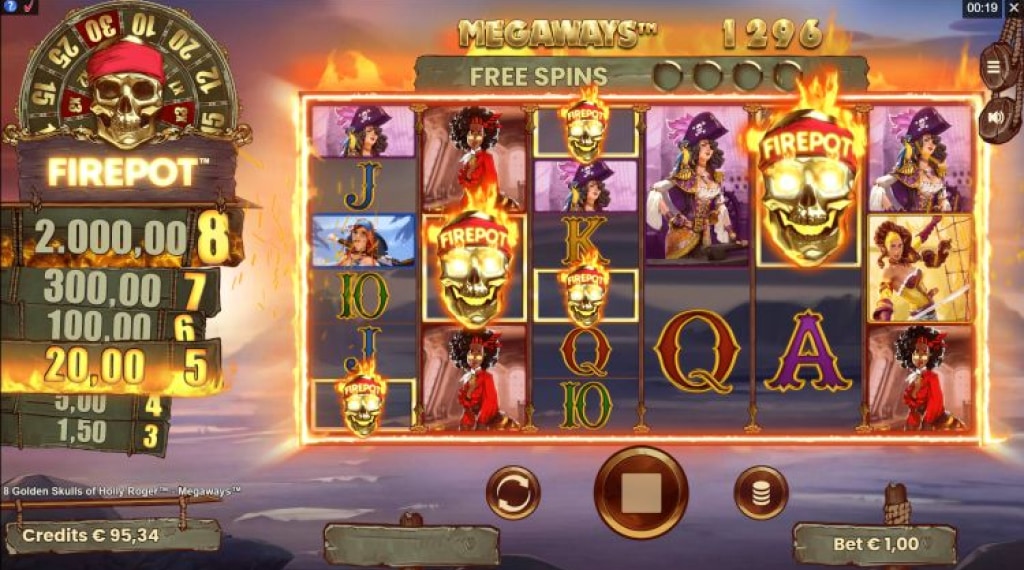 Symbolen 8 golden skulls slot