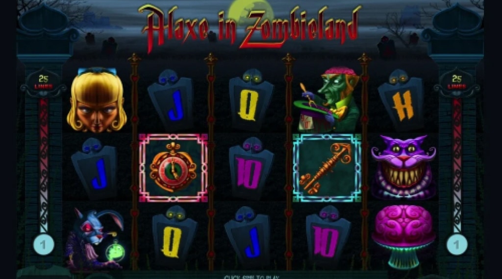 Gratis spins alaxe in zombieland slot