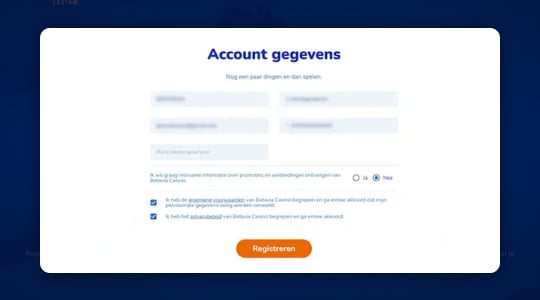 Gegevens invullen