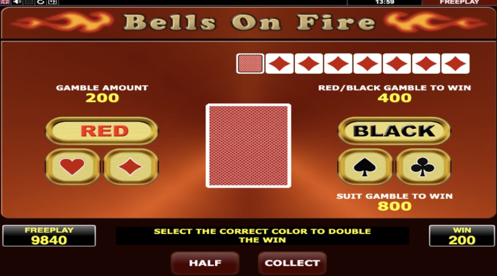 Extras bells on fire slot
