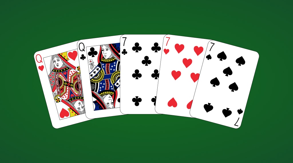 Full house caribbean stud poker slot