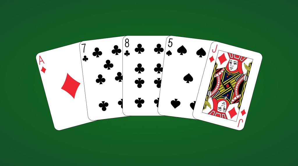 high card caribbean stud poker slot