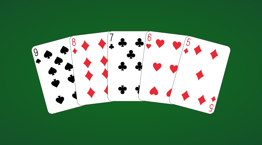 Straight caribbean stud poker slot