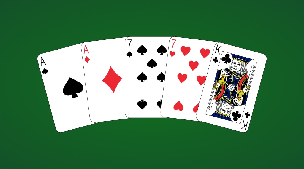 two pair caribbean stud poker slot