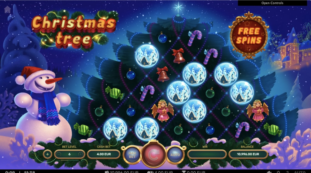 Bonus christmas tree slot