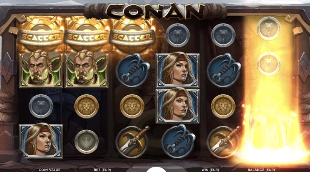 Symbolen conan slot