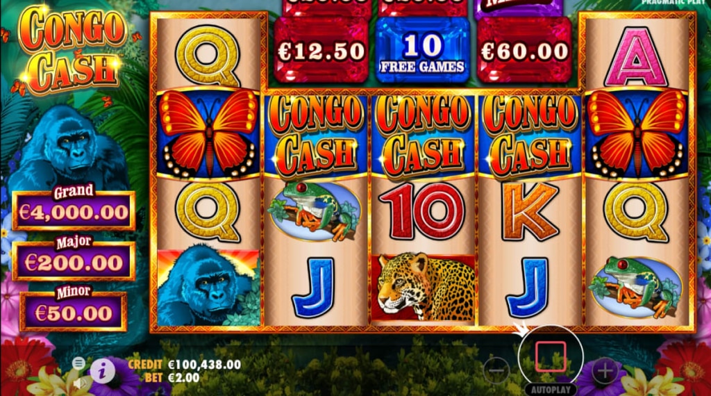 Spelregels congo cash slot