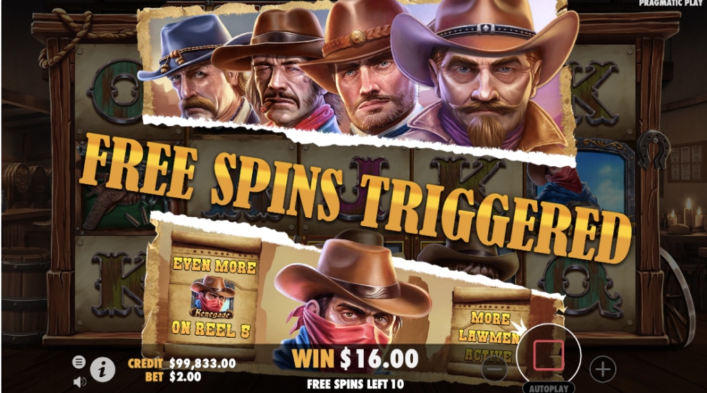 Bonus cowboys gold slot