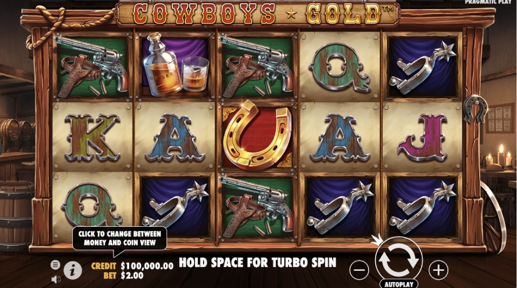 Symbolen cowboys gold slot