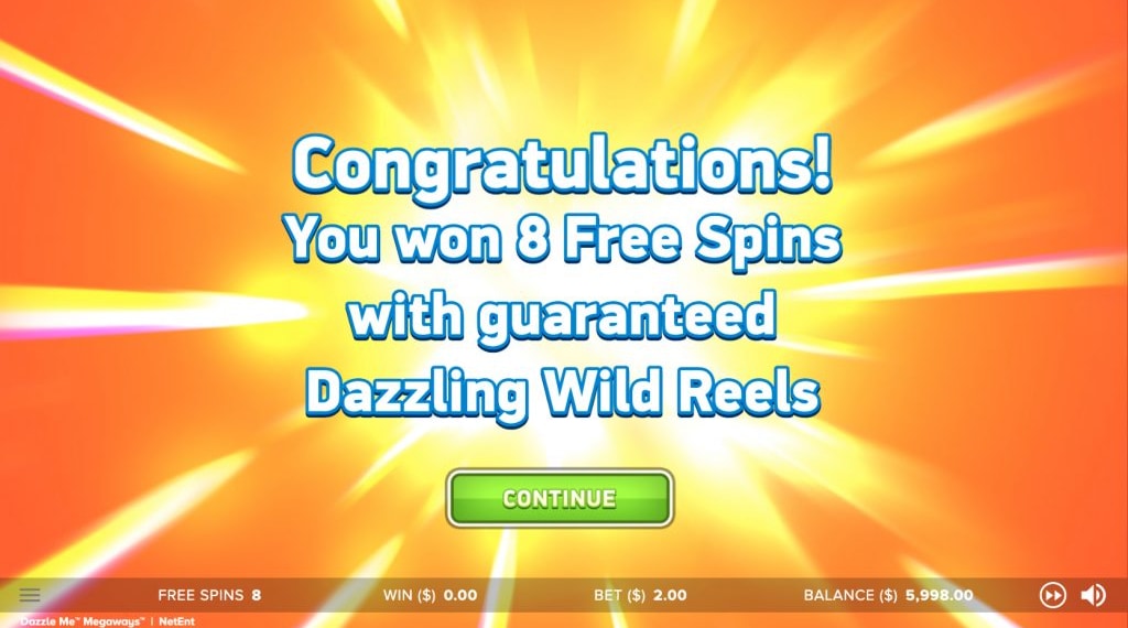 Bonusgames dazzle me megaways