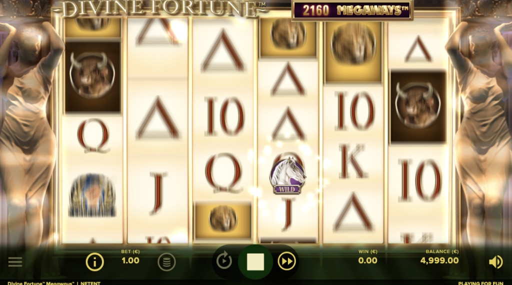 Bonus divine fortune megaways slot