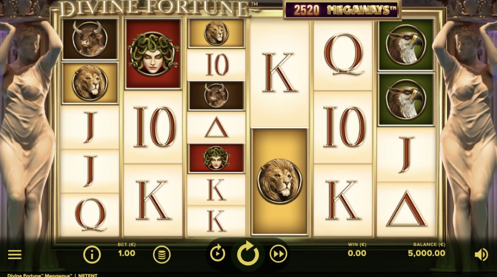 Spelregels divine fortune megaways slot
