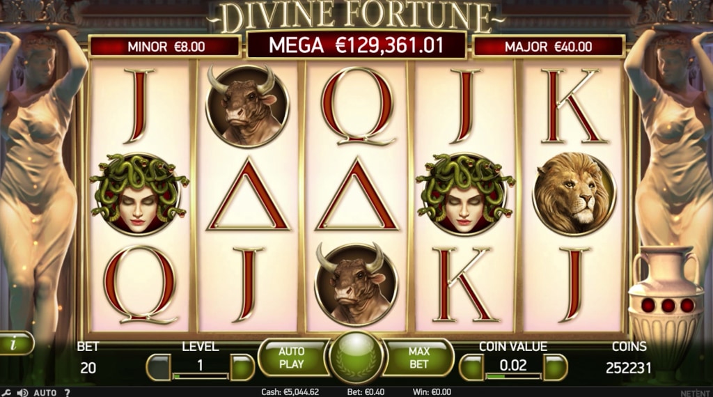 Spelregels divine fortune slot