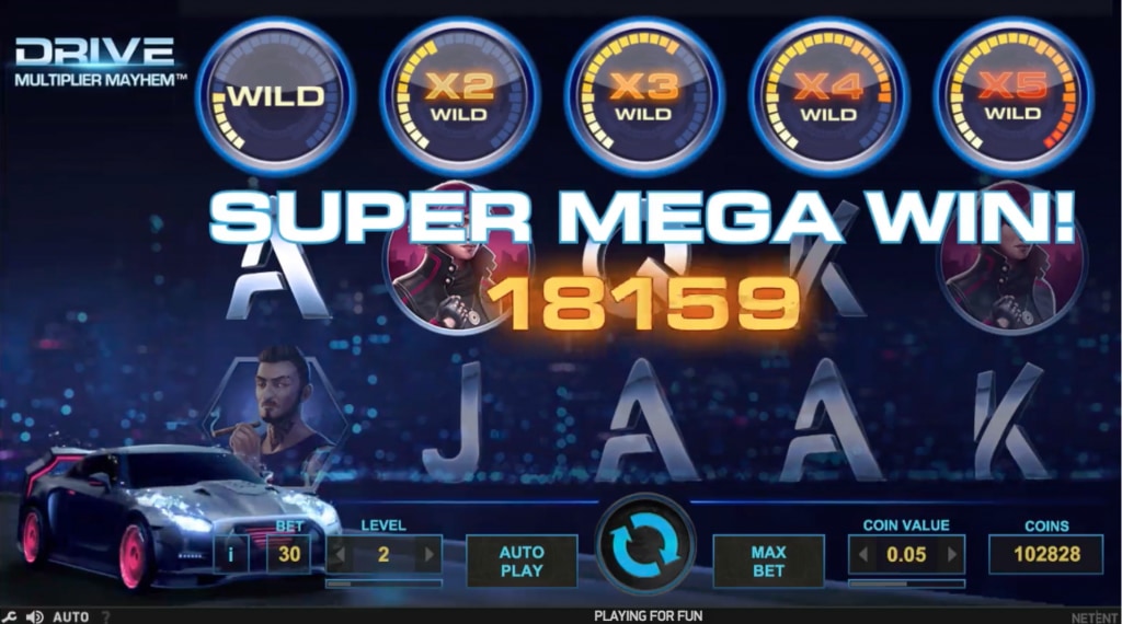 Race drive multiplier mayhem slot